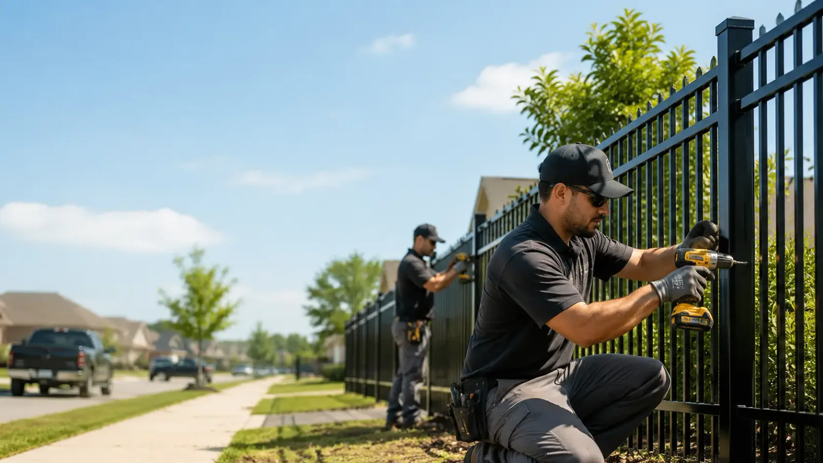 Metal Fence Installation in Weiner, AR